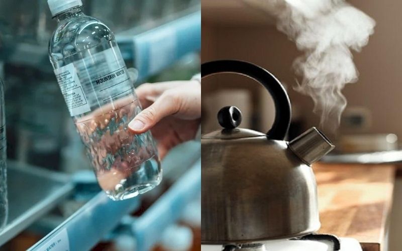 Chọn nước đóng chai hay nước đun sôi để nguội phù hợp theo nhu cầu